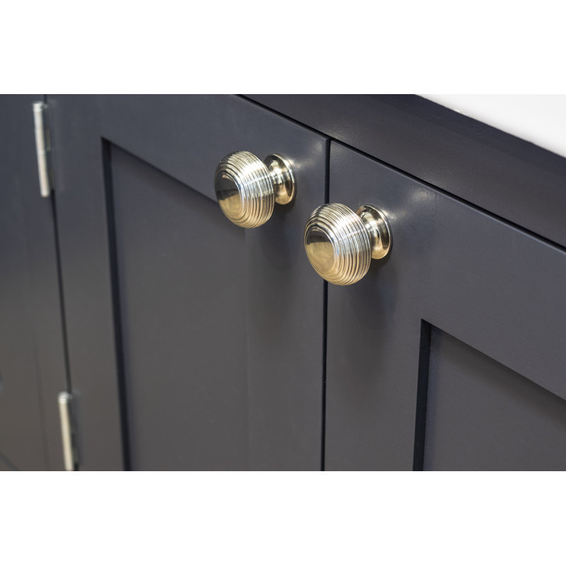 Beehive Cabinet Mushroom Knob, Polished Chrome