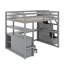 Lit mezzanine double avec bureau et tablettes-634070676-634070679