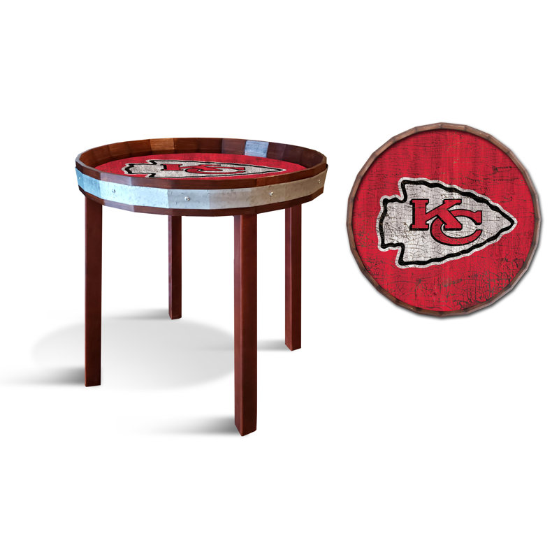 Tray Top End Table, Kansas City Chiefs