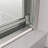 Sliding Bypass Shower Door - Chromed, 50 54" X 70", 1/4" Tempered Glass, Easy Clean, Leakage Handle, Collision System-121166479