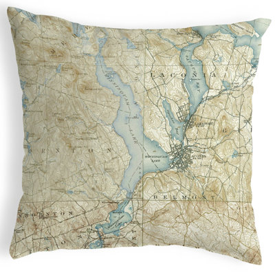 Outdoor Reversible Throw Pillow