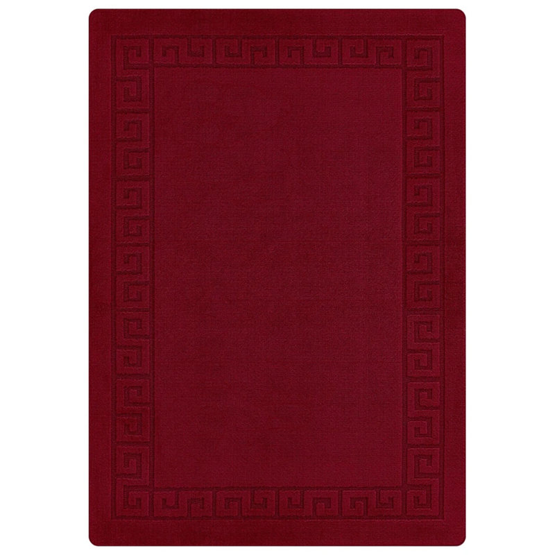 Red Non Slip ROCCO Area Rugs & Runners – Luxury Living Room Carpet, Bedroom Rug, Kitchen Floor Mat & Hallway Door Mat