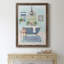 «Blue Bath I», peinture sur toile encadrée-61336671-61336676