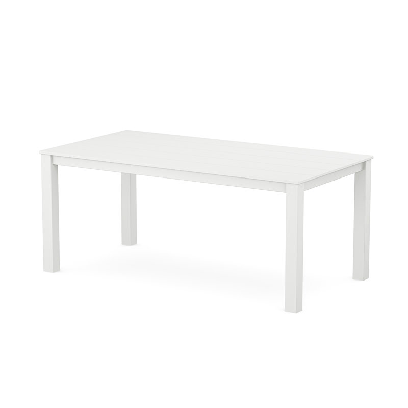 POLYWOOD Tables Outdoor Dining Table, White