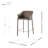 Bracha Upholstered Counter Stool-359993303