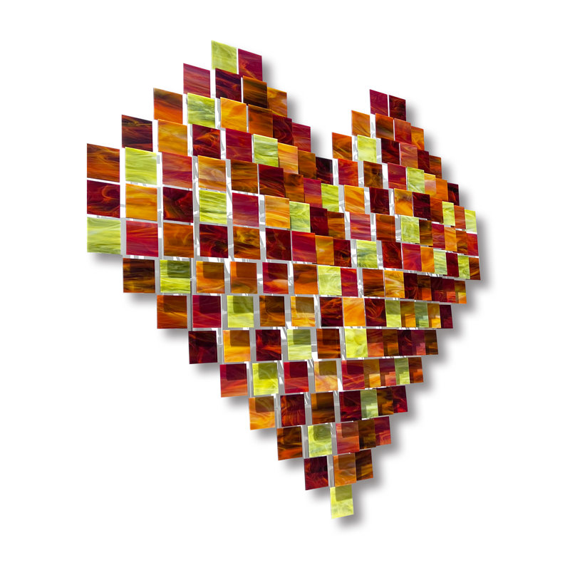 Gallery Series Handmade Glass Wall Decor