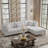 Michelyn Corduroy L-Shaped Sectional-158822478