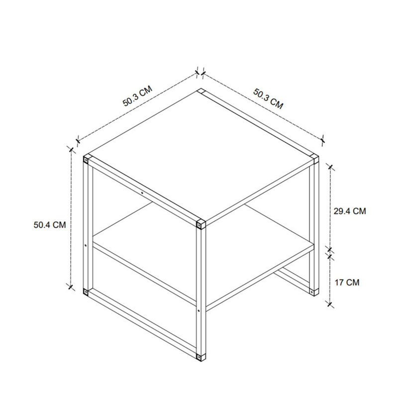 Aeleigh Solid Wood Coffee Table with Storage, White