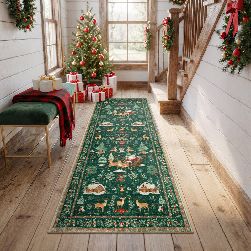 Tapis rectangulaire Laurica, Tapis de couloir 2 pi x 6 pi
