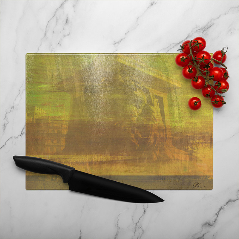Trafalgarion Glass Chopping Board, 40cm L x 28cm W