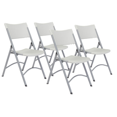 NPS® 600 Series Heavy Duty Plastic Folding Chair Set of 8