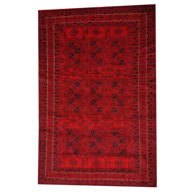 Tapis rouge en laine Hartstein