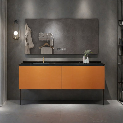 Armoire de salle de bain moderne simple et luxueuse