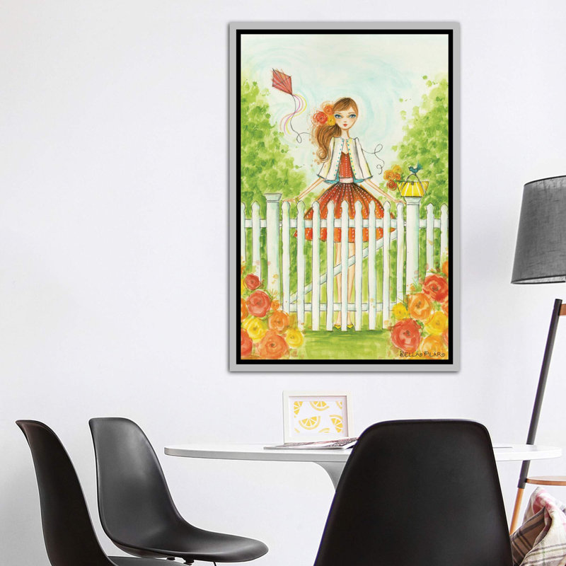 Printemps à Summerside, art, Toile avec cadre argenté, H 60 po x l 40po x P 1,5 po