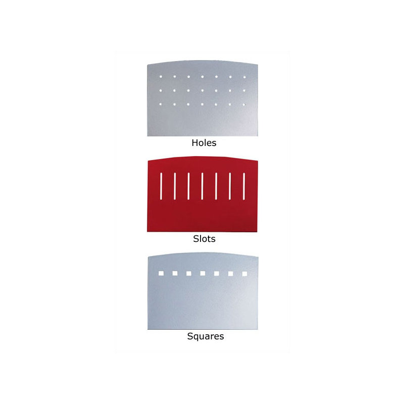Metal Wall File Pockets, Aluminum Metallic, Natural Maple, Slots