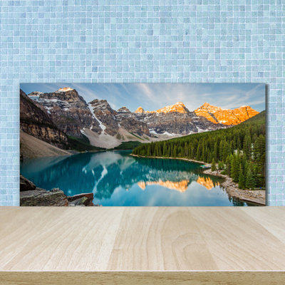 50cm W x 100cm L Glass Peel and Stick Panel