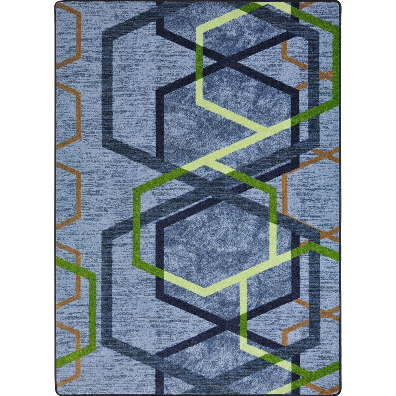 Tapis Double Helix par Joy Carpets, Rectangle 7 pi 8 po x 10 pi 9 po