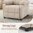 KORSER Recliner Chair, Pushback  Recliner For Living Room, Small Recliner For Small Space, Side Pockets-1832708856