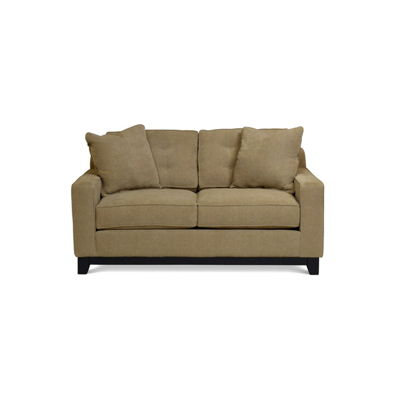 Carollton Upholstered 62'' Loveseat, Heavenly Cafe Chenille