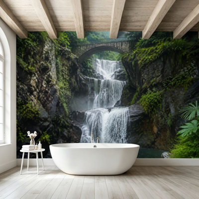 Peel and Stick Wallpaper Wall Mural maui 8217s seven sacred pools waterfall Wall Art Self Adhesive and Removable