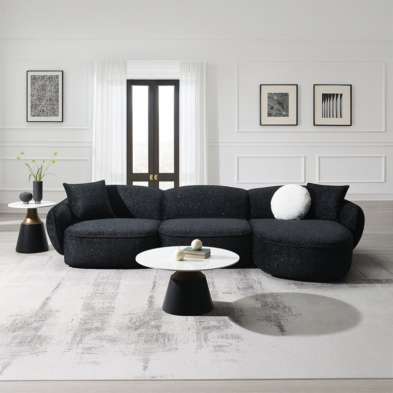 Canapé modulaire Arriaga avec 3 coussins