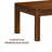 NTC Flow Modern Wooden Rectangle Coffee Table with Hidden Drawer – Waterproof & Heat Resistant-108309161