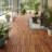 EZ-Floor 12'' L x 12'' W Wood Interlocking Deck Tile in Oiled