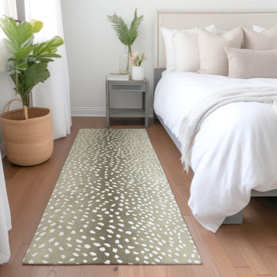 Premium Machine Washable Merilou AMF44 Fawn Rug
