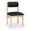 Chaise rembourrée en cuir Frakes Vegan-312856505-312856486