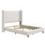 Lit plateforme à oreilles rembourré Queen Size-1699736195