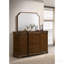 Commode 9 tiroirs avec miroir Brown Cherry