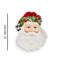 Spode Christmas Tree Blk/Wht Black&White Santa Plate 12"