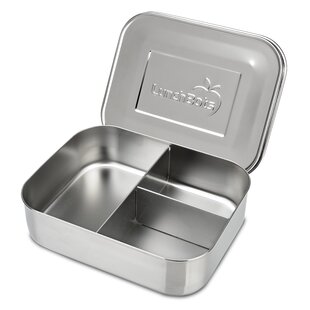 LunchBots 2.5 oz Leak Proof Dips Containers - Set of 2 (2.5 oz) - Spill Proof in Bags and Bento Boxes - Food Grade Stainless Steel with Silicone Lids