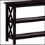 Table de canapé Deep Merlot avec 2 tablettes pour un rangement et une présentation élégants, parfaits pour les intérieurs modernes et traditionnels.