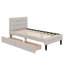 Lit plateforme simple tapissier avec 2 tiroirs-107173721