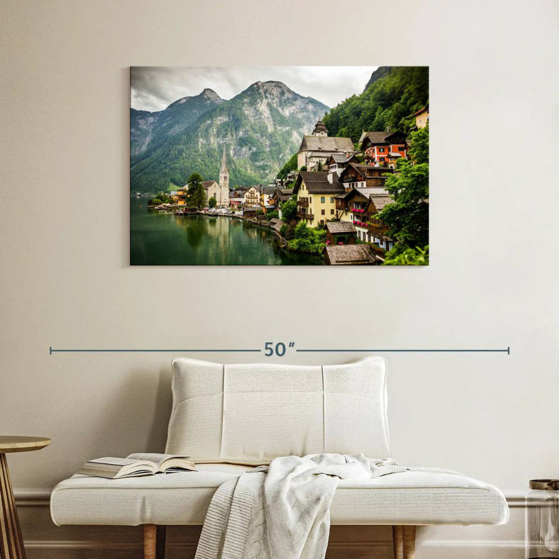 Alvord Hallstatt, Autriche, H 26 po x l 39 po