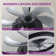 20" Flush Mount Ceiling Fan with Light and Remote & App Control