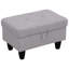  Repose-pieds capitonné rectangulaire avec rangement de 28,5 po Orella Marlinda-88552378