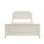 Ensemble de chambre à coucher 3 pièces Yavian, lit double en bois d'hévéa avec table de chevet et commode-1203216205