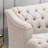 Comfy 3-Seat Upholstered Sofa With Wooden Legs & Tufted Back