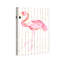 Flamant doré, oiseau tropical élégant, rose moderne - peinture sur toile-71089331-71089314