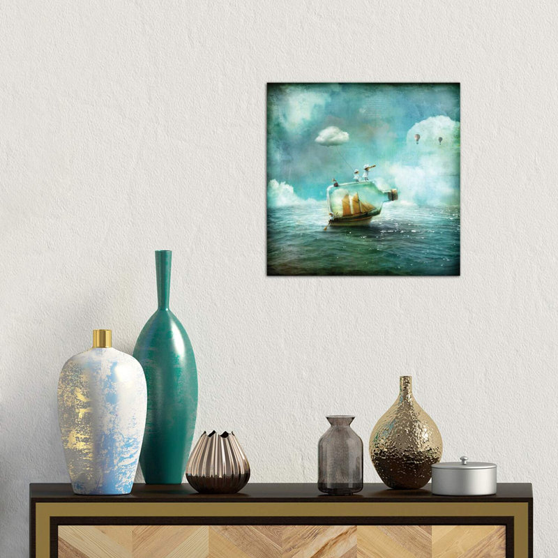 Juni by Alexander Jansson - Wrapped Canvas Painting, 45.72 cm H x 45.72 cm W x 3.175 cm D