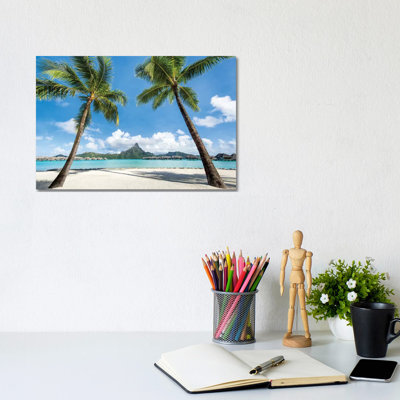 View Of Mont Otemanu, Bora Bora Atoll, French Polynesia by Jan Becke - Wrapped Canvas Gallery-Wrapped Canvas Giclée