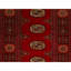 Hand Knotted Wool Area Rug in Red