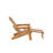 Lounge Chair Teak Wood Color, Suitable For All Seasons: Outdoor Lounge Chair, Made Of Sturdy HIPS Material, Equipped With 304 Stainless Steel Accessories.-1658194205