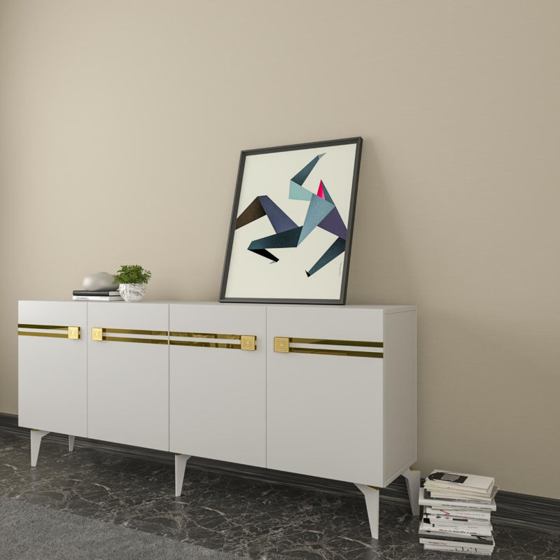 Olivia 150cm Console Table, Cream