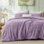Ensembles d'édredon de taille très grand - Literie 3 pièces en molleton gris clair moelleux, esthétique rayée confortable pour les chambres modernes et les chambres d'amis, décoration intérieure de luxe toutes saisons-105492176-110437409