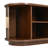 Farmhouse Wooden TV Stand With Sliding Tambour Door For Tvs Up To 75", Fluted Media Console With Adjustable Storage, Golden Handle TV Cabinet With Cable Holes For Living Room-557853670