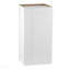 Maximisez votre espace mural: Armoire murale en bois massif de 15 po en blanc avec 2 tablettes réglables - la solution de rangement RTA pour les cuisines, les salles de bain, les salles de lavage et les garages (l 15 po x H 30 po x P 12 po)-239248116