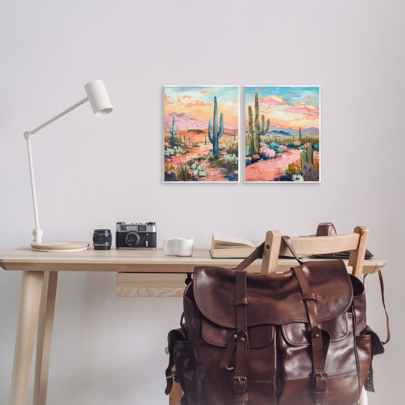  "Cactus Paths & Sunset", art mural par LSR Design Studio